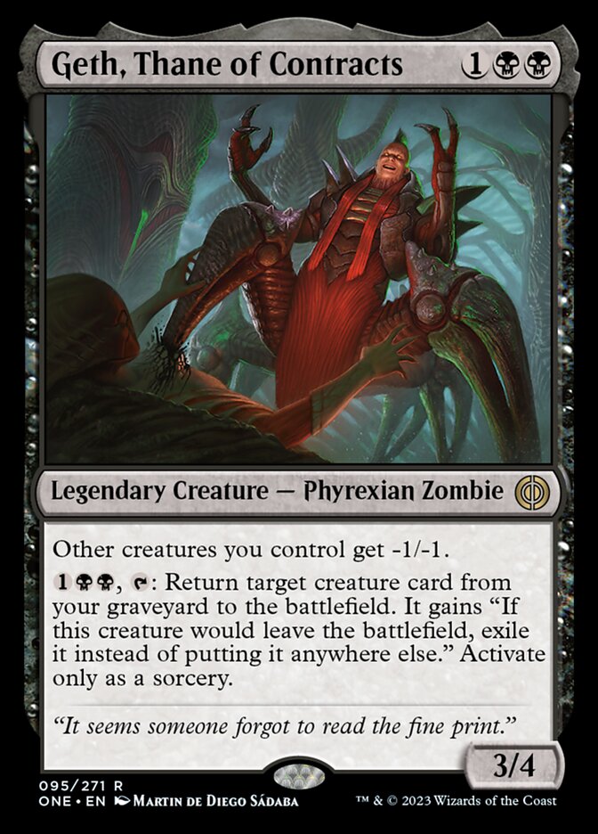 Geth, Thane of Contracts [Phyrexia: All Will Be One] | Odin's Place