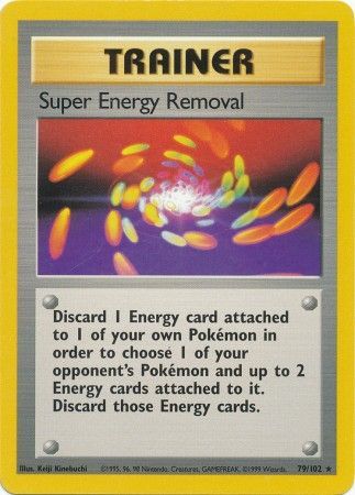Super Energy Removal (79/102) [Base Set Unlimited] | Odin's Place