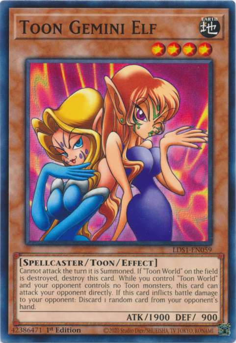 Toon Gemini Elf [LDS1-EN059] Common | Odin's Place