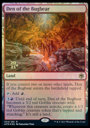 Den of the Bugbear [Dungeons & Dragons: Adventures in the Forgotten Realms Prerelease Promos] | Odin's Place