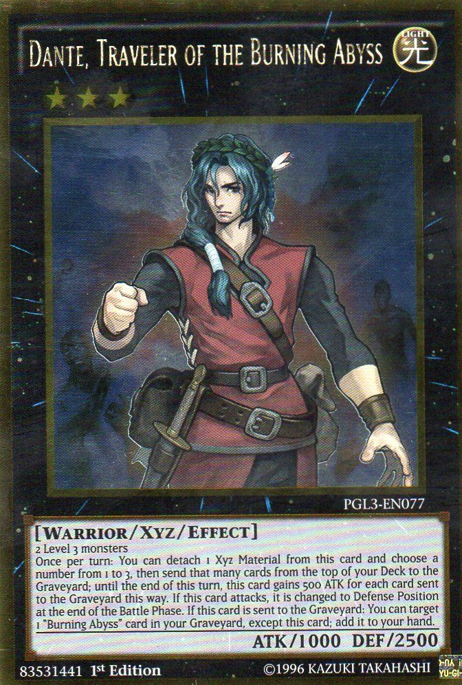 Dante, Traveler of the Burning Abyss [PGL3-EN077] Gold Rare | Odin's Place