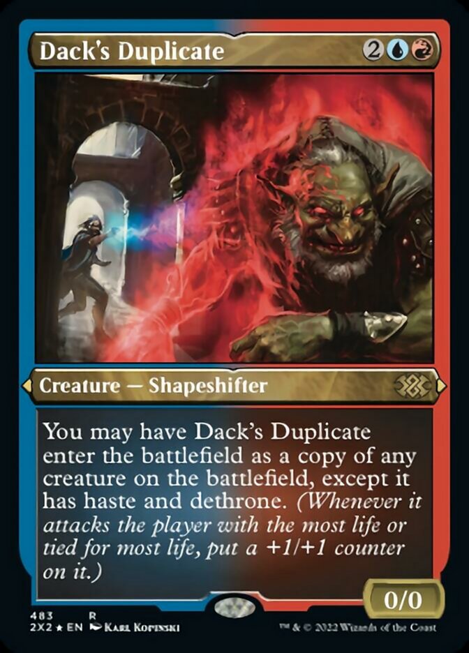 Dack's Duplicate (Foil Etched) [Double Masters 2022] | Odin's Place