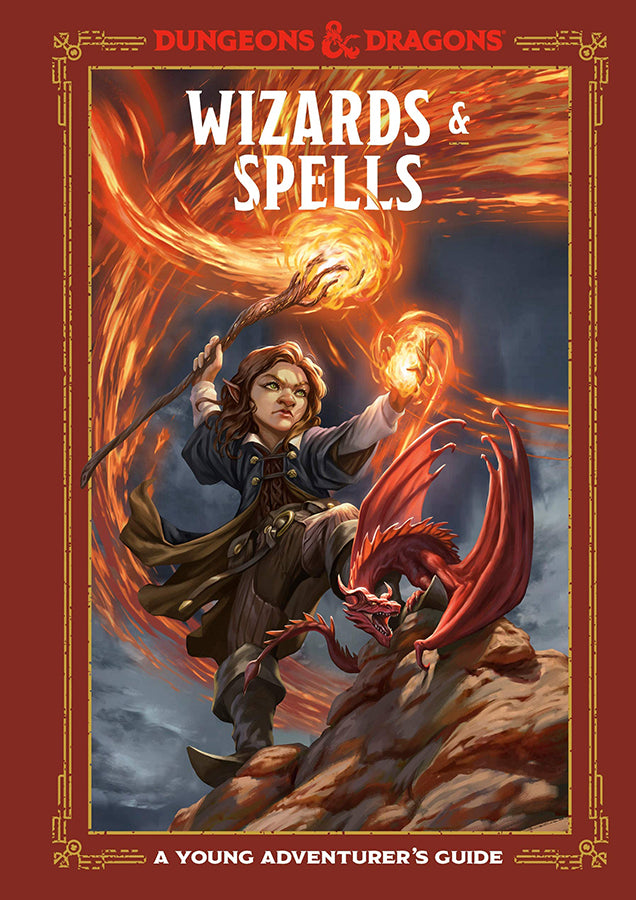 Dungeons & Dragons RPG: A Young Adventurer`s Guide - Wizards and Spells (Hardcover) | Odin's Place