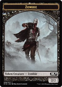 Zombie // Thopter Double-Sided Token (Game Night) [Core Set 2019 Tokens] | Odin's Place