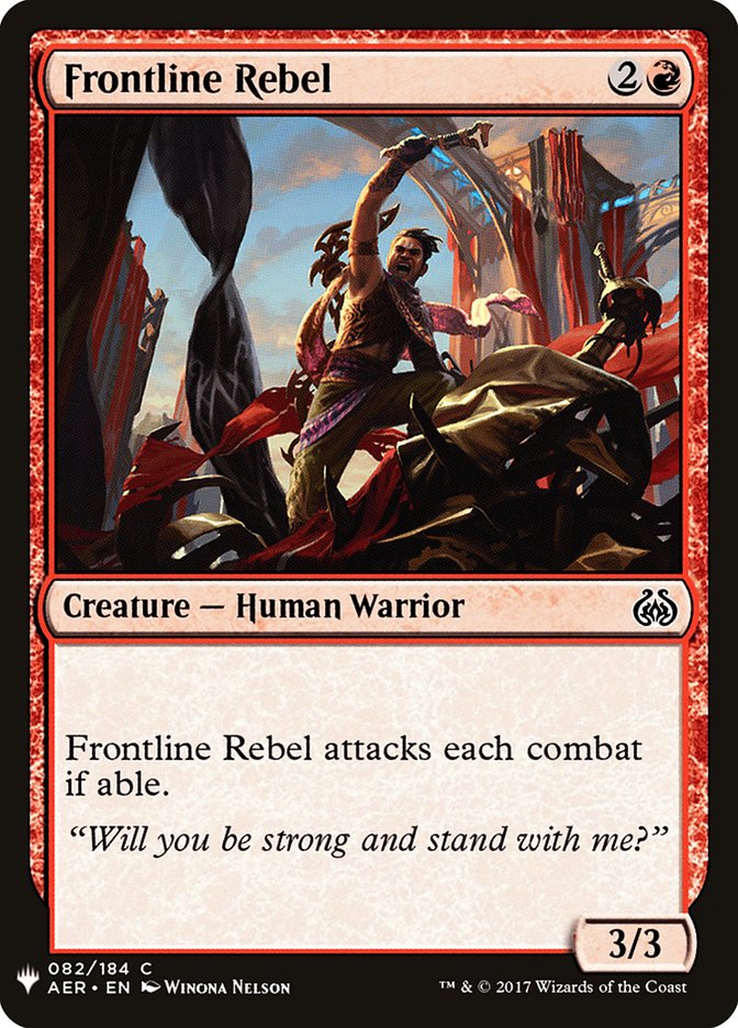 Frontline Rebel [Mystery Booster] | Odin's Place