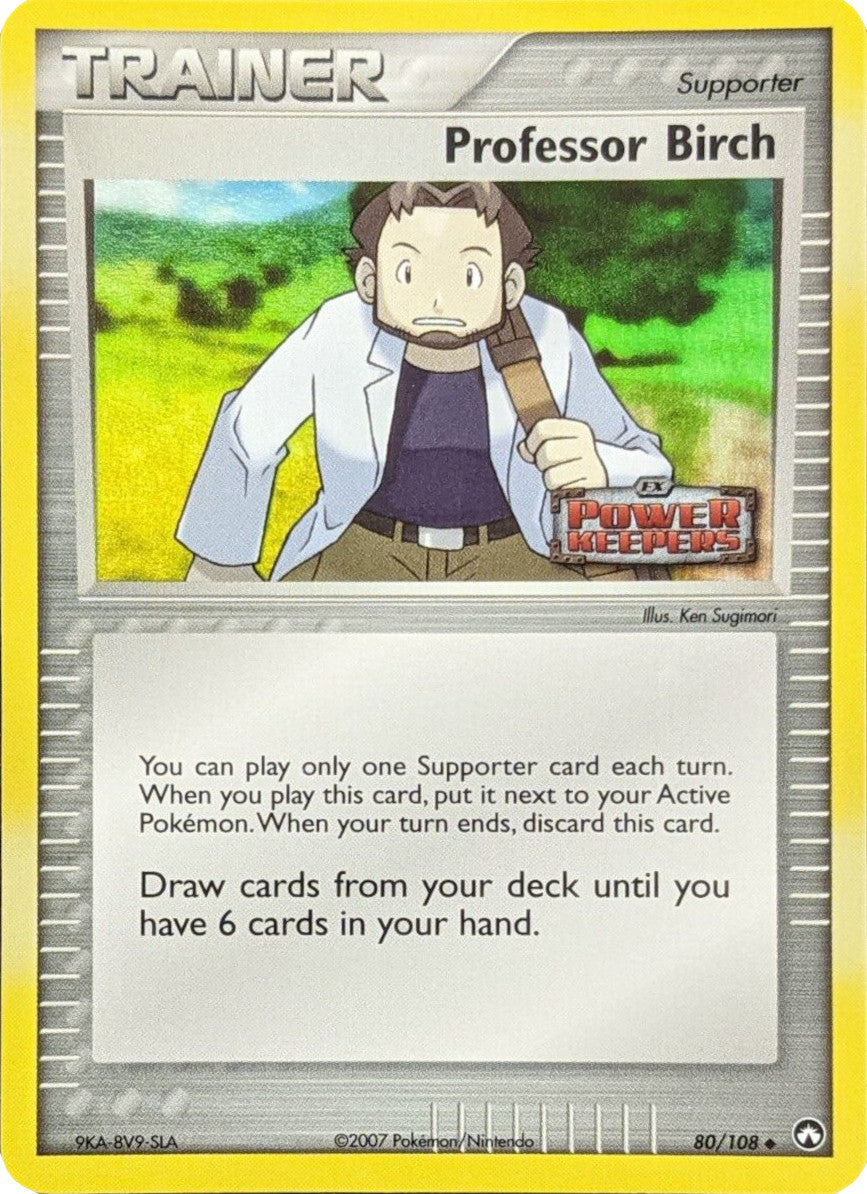 Professor Birch (80/108) (Stamped) [EX: Power Keepers] | Odin's Place