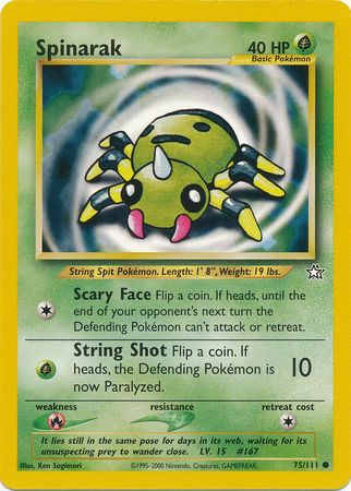 Spinarak (75/111) [Neo Genesis Unlimited] | Odin's Place