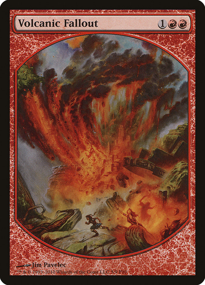 Volcanic Fallout (5) [Magic Player Rewards 2010] | Odin's Place