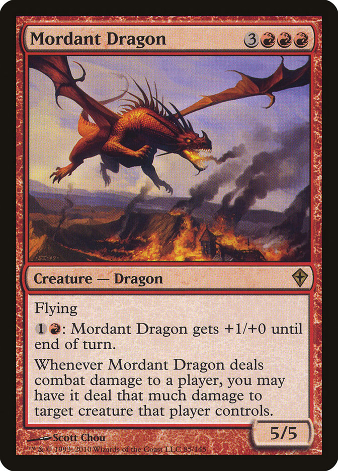 Mordant Dragon (85) [Worldwake] | Odin's Place