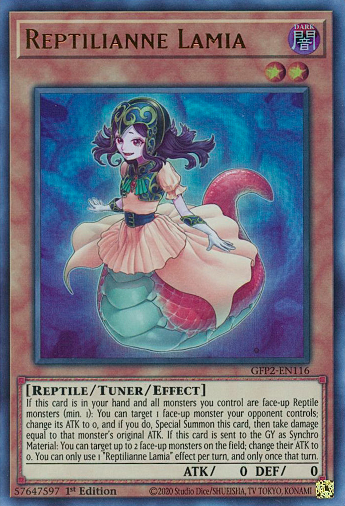 Reptilianne Lamia [GFP2-EN116] Ultra Rare | Odin's Place