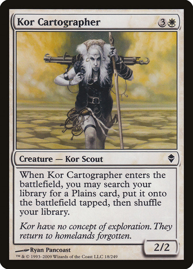 Kor Cartographer (18) [Zendikar] | Odin's Place