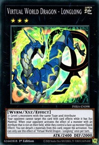 Virtual World Dragon - Longlong [PHRA-EN098] Super Rare | Odin's Place