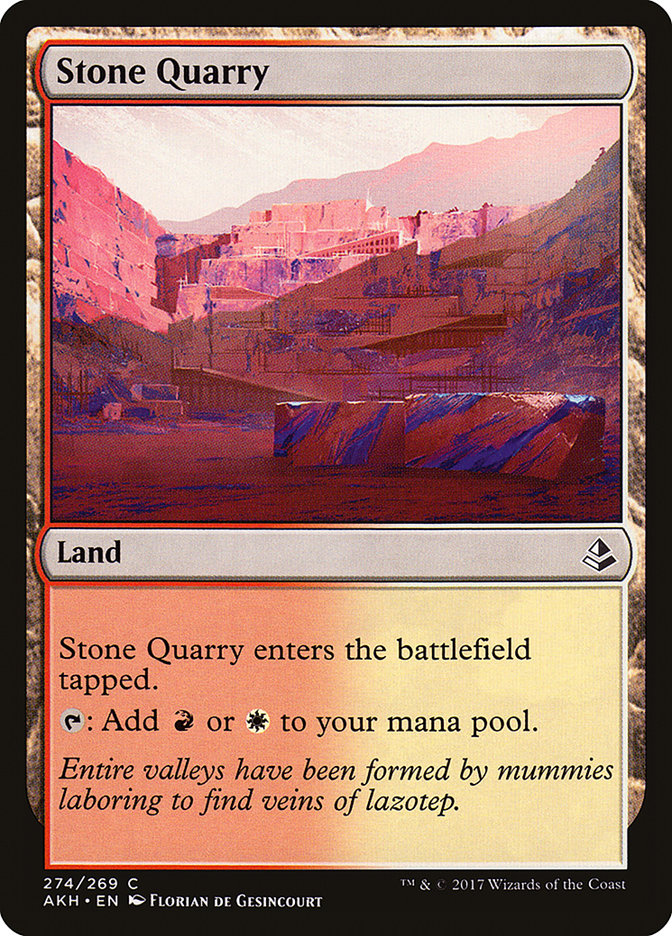 Stone Quarry (274) [Amonkhet] | Odin's Place