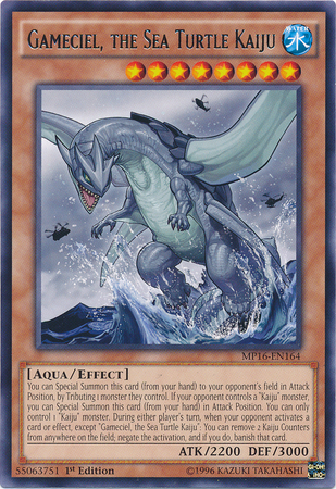 Gameciel, the Sea Turtle Kaiju [MP16-EN164] Rare | Odin's Place