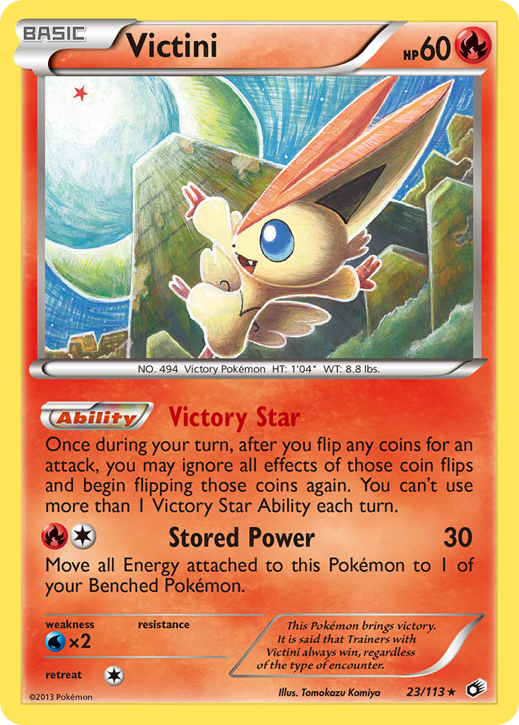 Victini (23/113) (Theme Deck Exclusive) [Black & White: Legendary Treasures] | Odin's Place