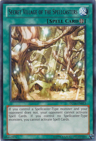 Secret Village of the Spellcasters (Blue) [DL14-EN013] Rare | Odin's Place