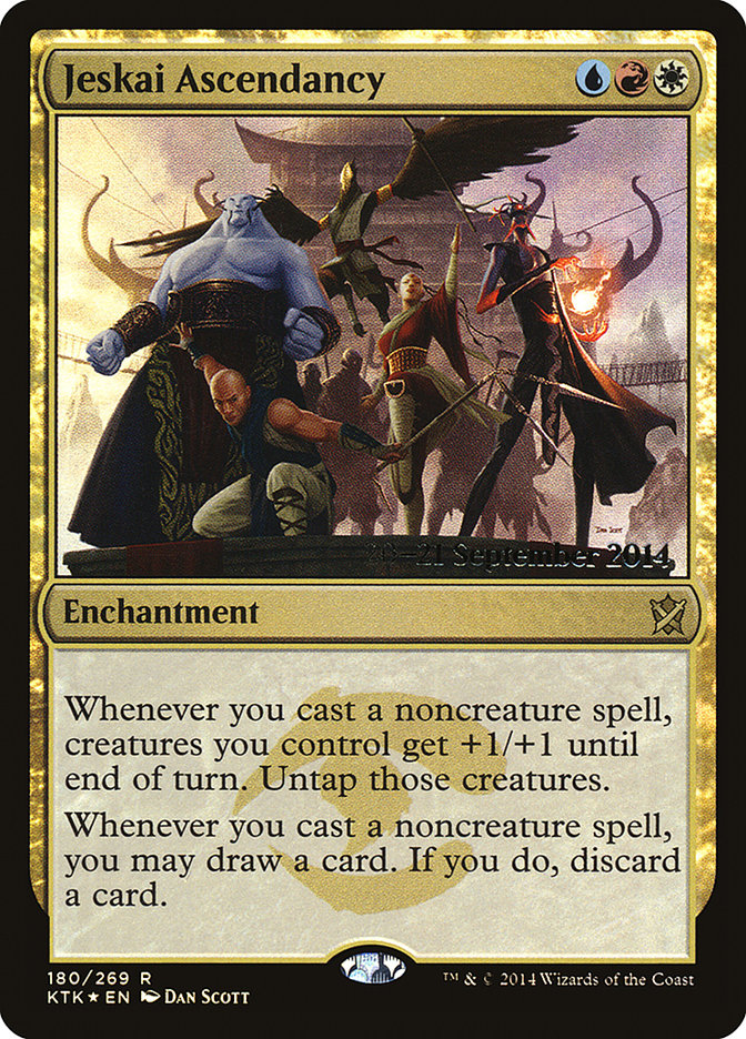 Jeskai Ascendancy (180) [Khans of Tarkir Prerelease Promos] | Odin's Place