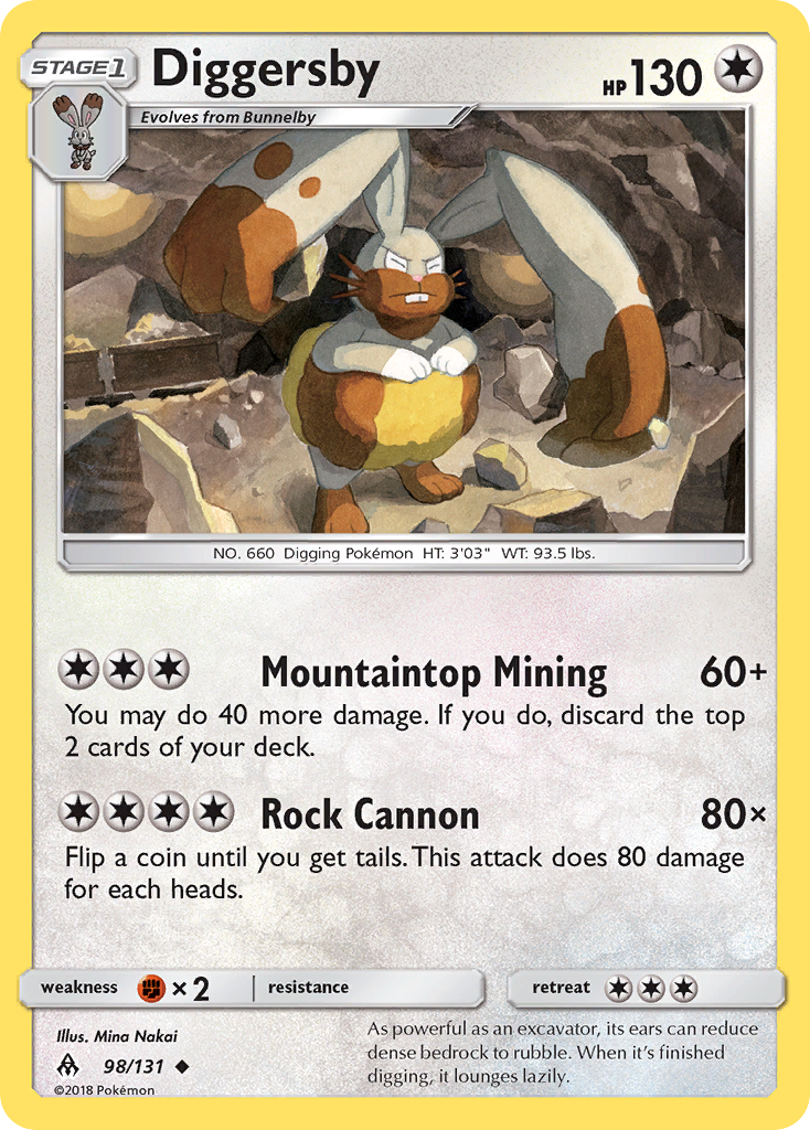 Diggersby (98/131) [Sun & Moon: Forbidden Light] | Odin's Place