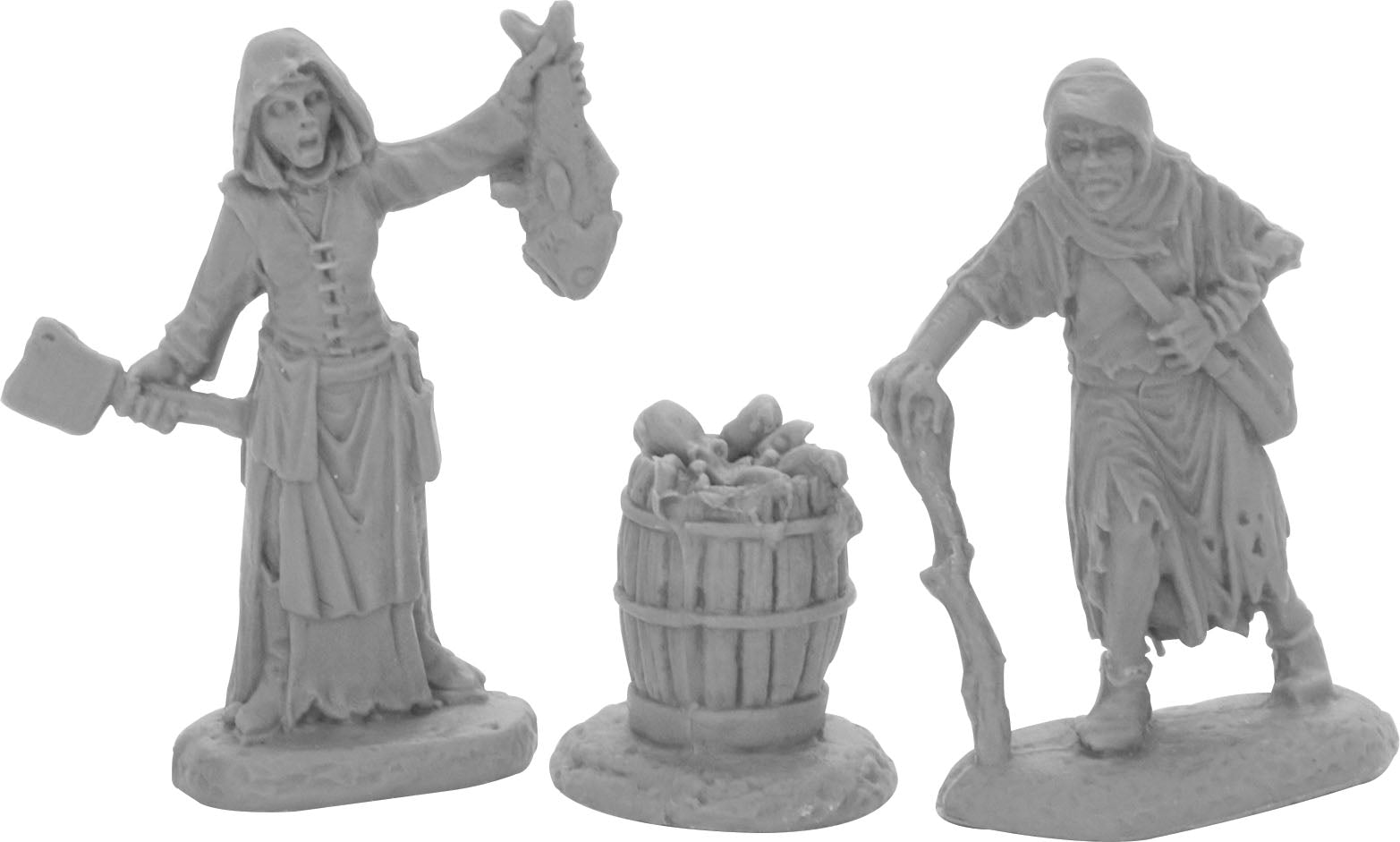 Reaper Bones: Dreadmere Townsfolk - Fishwife & Crone (2) | Odin's Place