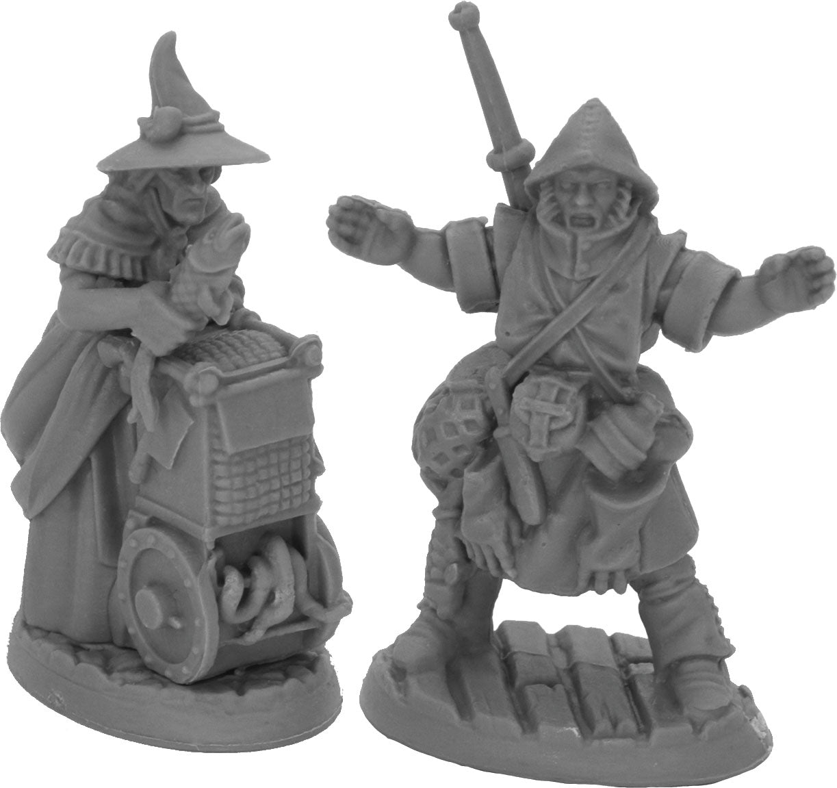 Reaper Bones Black: Dreadmere Townsfolk - Fishmongers (2) | Odin's Place