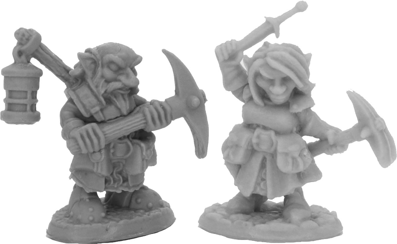Reaper Bones Black: Deep Gnome Heroes (2) | Odin's Place