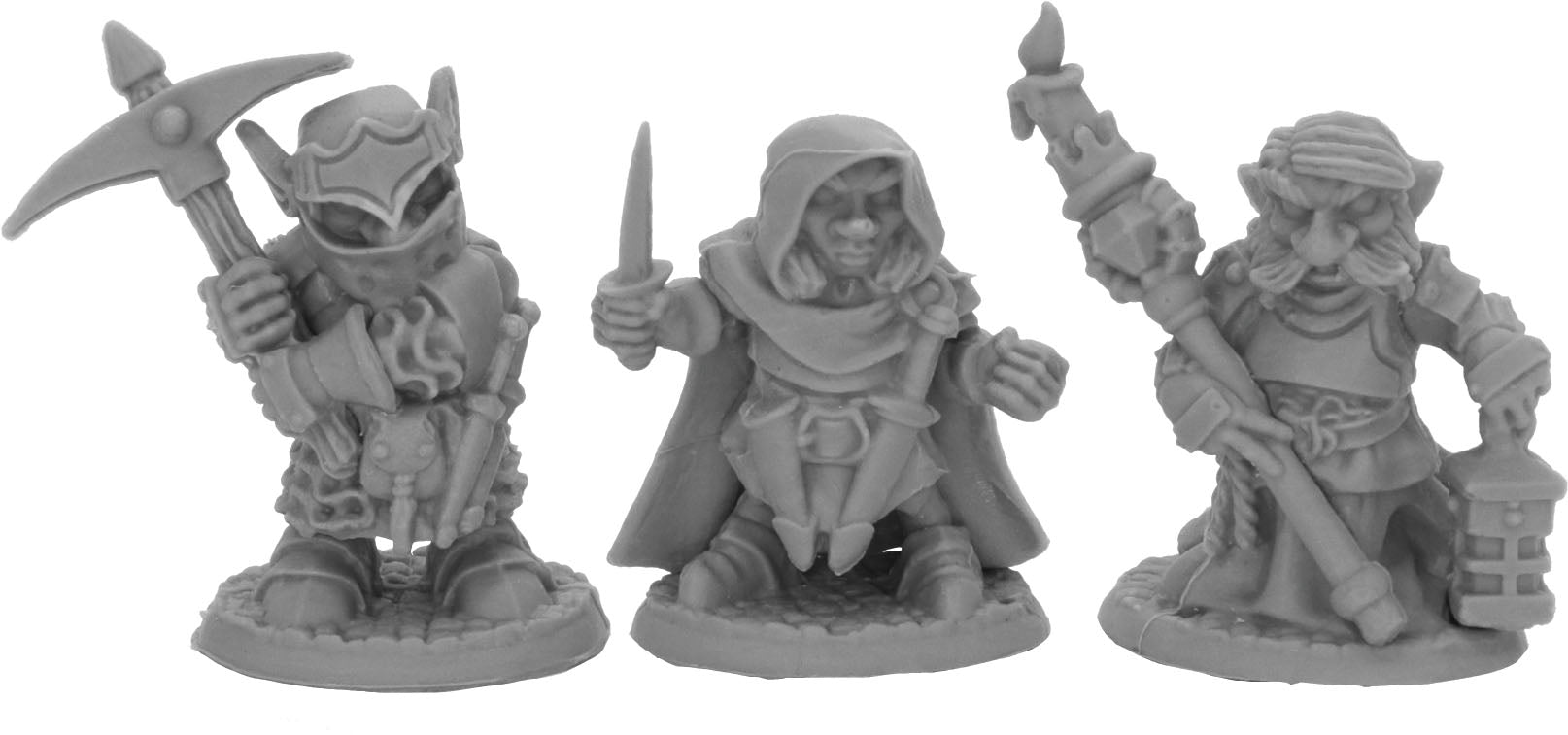 Reaper Bones Black: Deep Gnome Warriors (3) | Odin's Place
