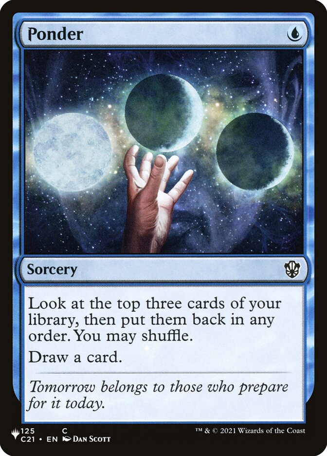 Ponder [Secret Lair: Heads I Win, Tails You Lose] | Odin's Place