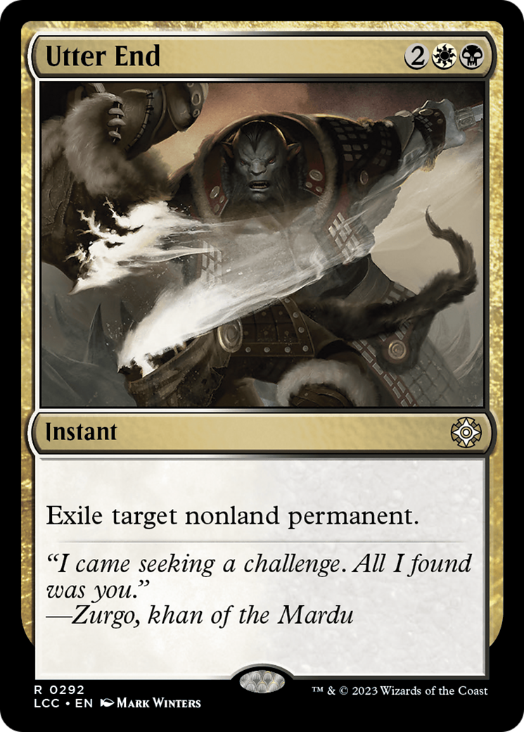Utter End [The Lost Caverns of Ixalan Commander] | Odin's Place