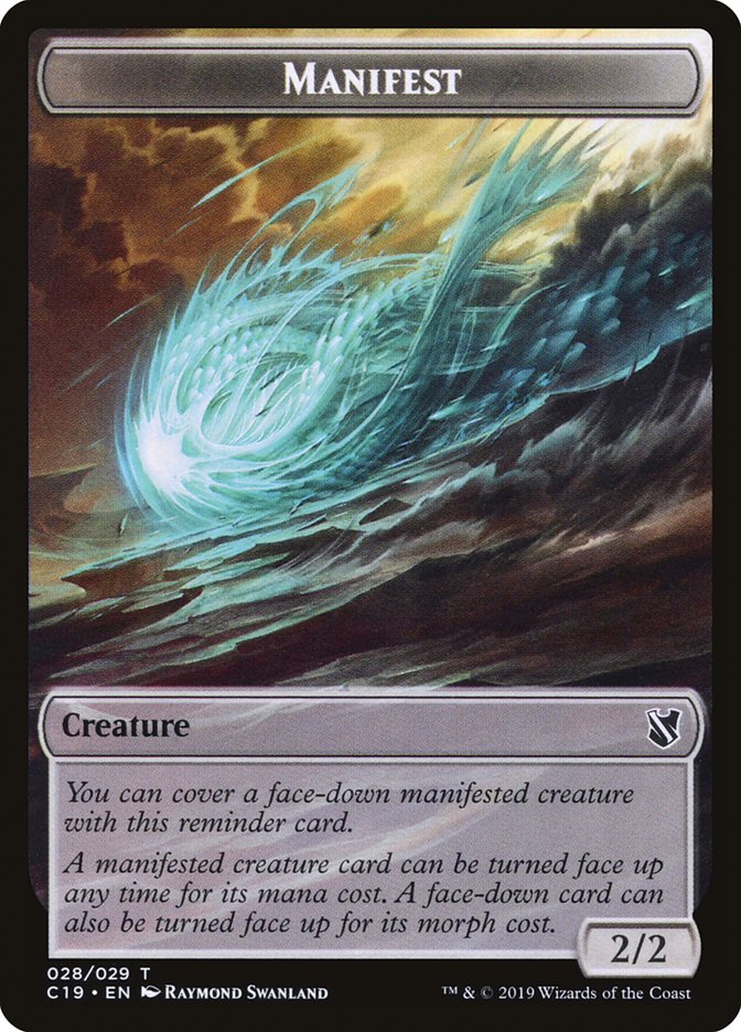 Manifest [Commander 2019 Tokens] | Odin's Place