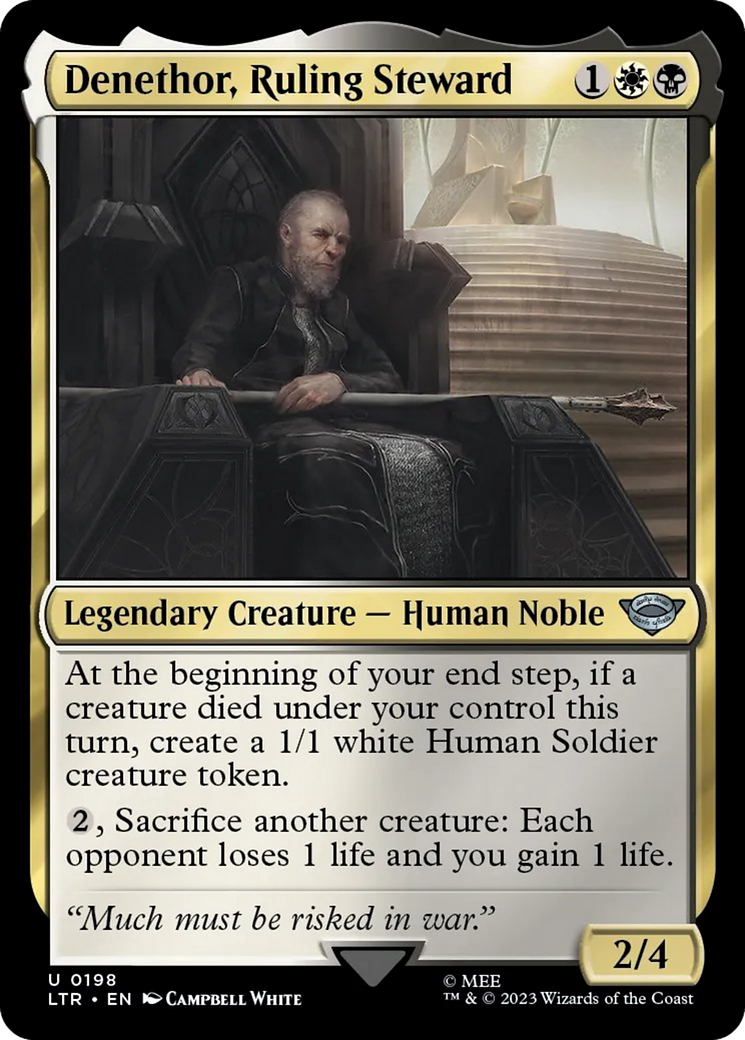 Denethor, Ruling Steward [The Lord of the Rings: Tales of Middle-Earth] | Odin's Place