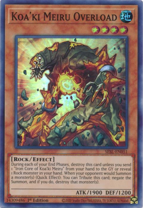 Koa'ki Meiru Overload [SESL-EN051] Super Rare | Odin's Place