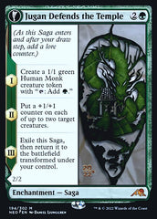 Jugan Defends the Temple // Remnant of the Rising Star [Kamigawa: Neon Dynasty Prerelease Promos] | Odin's Place