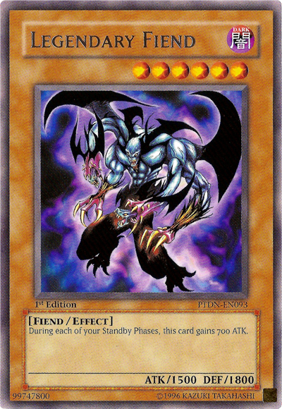 Legendary Fiend [PTDN-EN093] Rare | Odin's Place