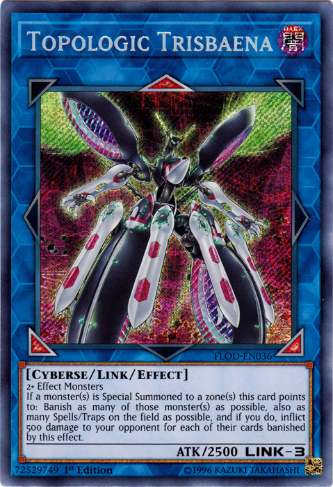 Topologic Trisbaena [FLOD-EN036] Secret Rare | Odin's Place