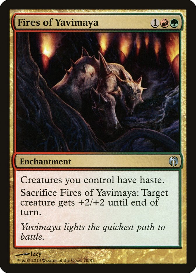 Fires of Yavimaya (70) [Duel Decks: Heroes vs. Monsters] | Odin's Place