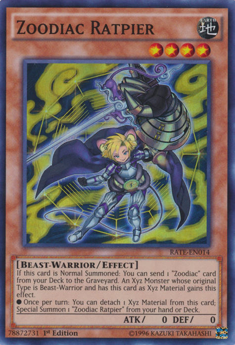 Zoodiac Ratpier [RATE-EN014] Super Rare | Odin's Place