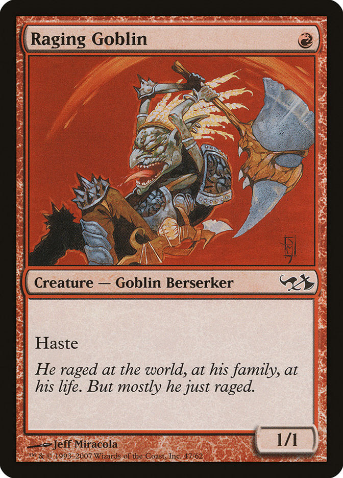 Raging Goblin (47) [Duel Decks: Elves vs. Goblins] | Odin's Place