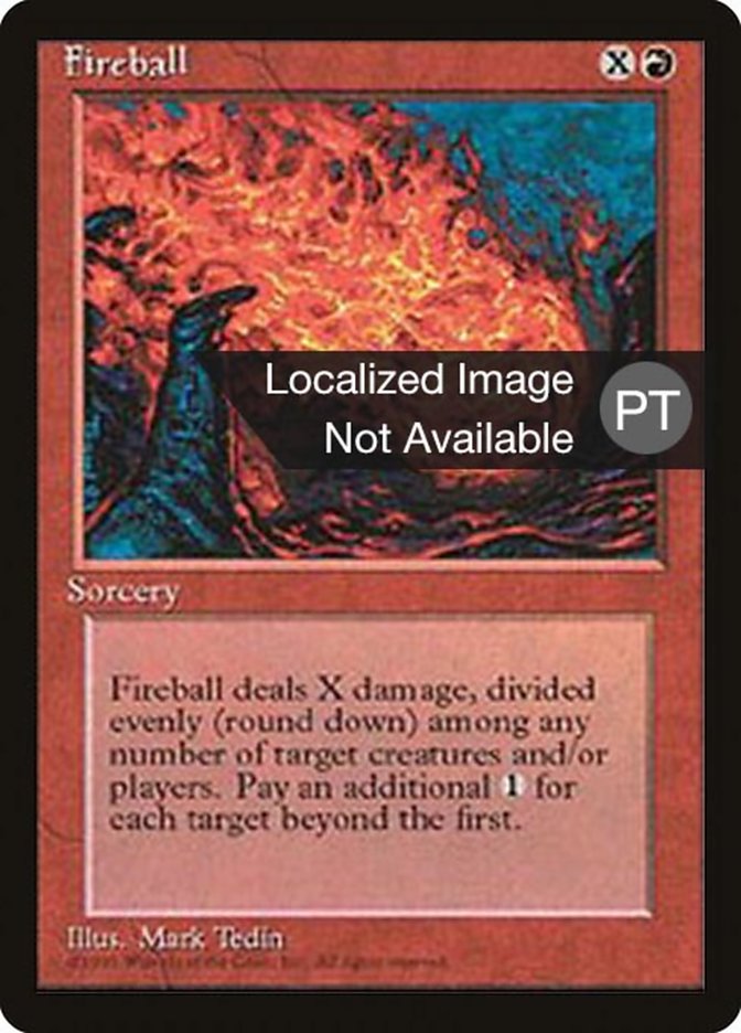 Fireball [Fourth Edition (Foreign Black Border)] | Odin's Place