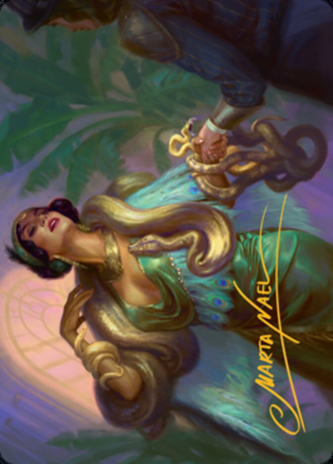 Venom Connoisseur Art Card (Gold-Stamped Signature) [Streets of New Capenna Art Series] | Odin's Place