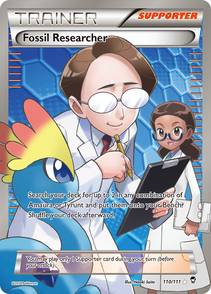Fossil Researcher (110/111) [XY: Furious Fists] | Odin's Place