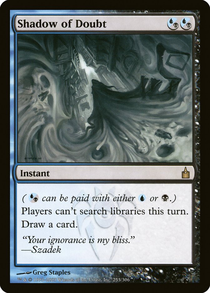 Shadow of Doubt (253) [Ravnica: City of Guilds] | Odin's Place