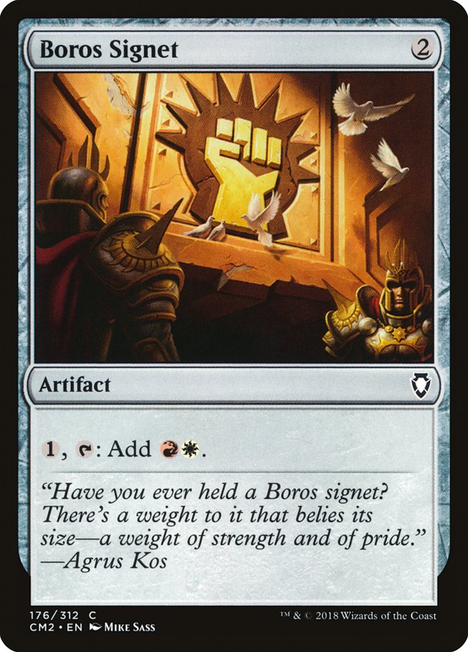 Boros Signet (176) [Commander Anthology Volume II] | Odin's Place