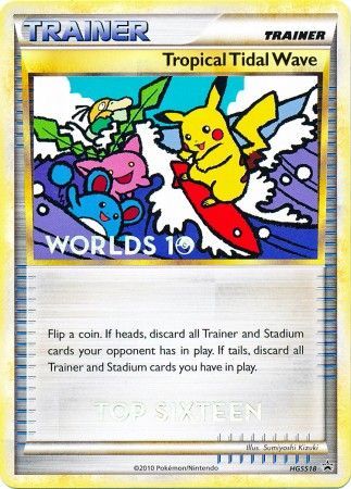 Tropical Tidal Wave (HGSS18) (Top 16) [HeartGold & SoulSilver: Black Star Promos] | Odin's Place