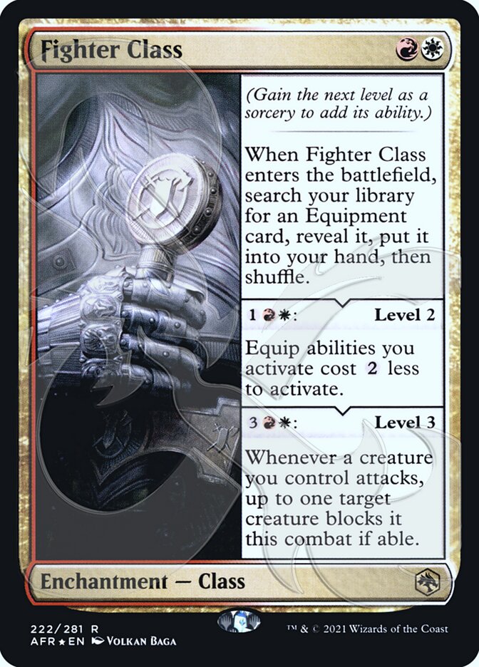 Fighter Class (Ampersand Promo) [Dungeons & Dragons: Adventures in the Forgotten Realms Promos] | Odin's Place