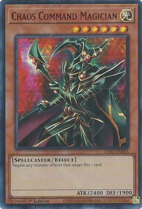 Chaos Command Magician (Red) [LDS3-EN083] Ultra Rare | Odin's Place