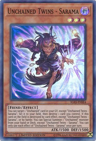 Unchained Twins - Sarama [IGAS-ENSE4] Super Rare | Odin's Place