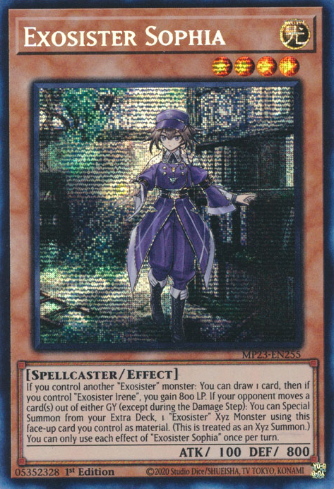 Exosister Sophia [MP23-EN255] Prismatic Secret Rare | Odin's Place