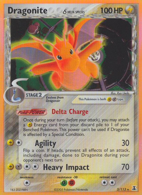 Dragonite (3/113) (Delta Species) [EX: Delta Species] | Odin's Place