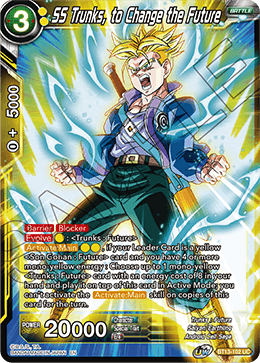 SS Trunks, to Change the Future (Uncommon) (BT13-102) [Supreme Rivalry] | Odin's Place