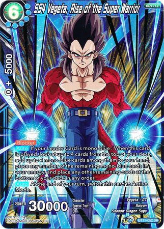 SS4 Vegeta, Rise of the Super Warrior (BT11-052) [Vermilion Bloodline] | Odin's Place